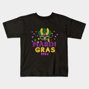 Mardi Gras crew Kids T-Shirt